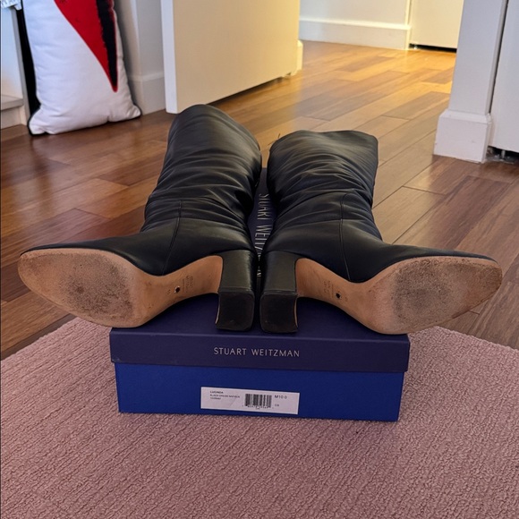 Stuart Weitzman Lucinda Leather Boots - Picture 5 of 11